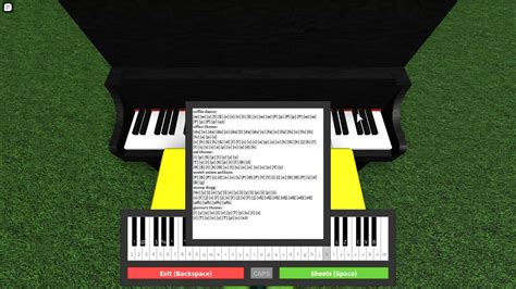 meme songs roblox piano sheet
